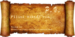 Pilisi Viktória névjegykártya