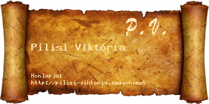 Pilisi Viktória névjegykártya