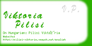 viktoria pilisi business card